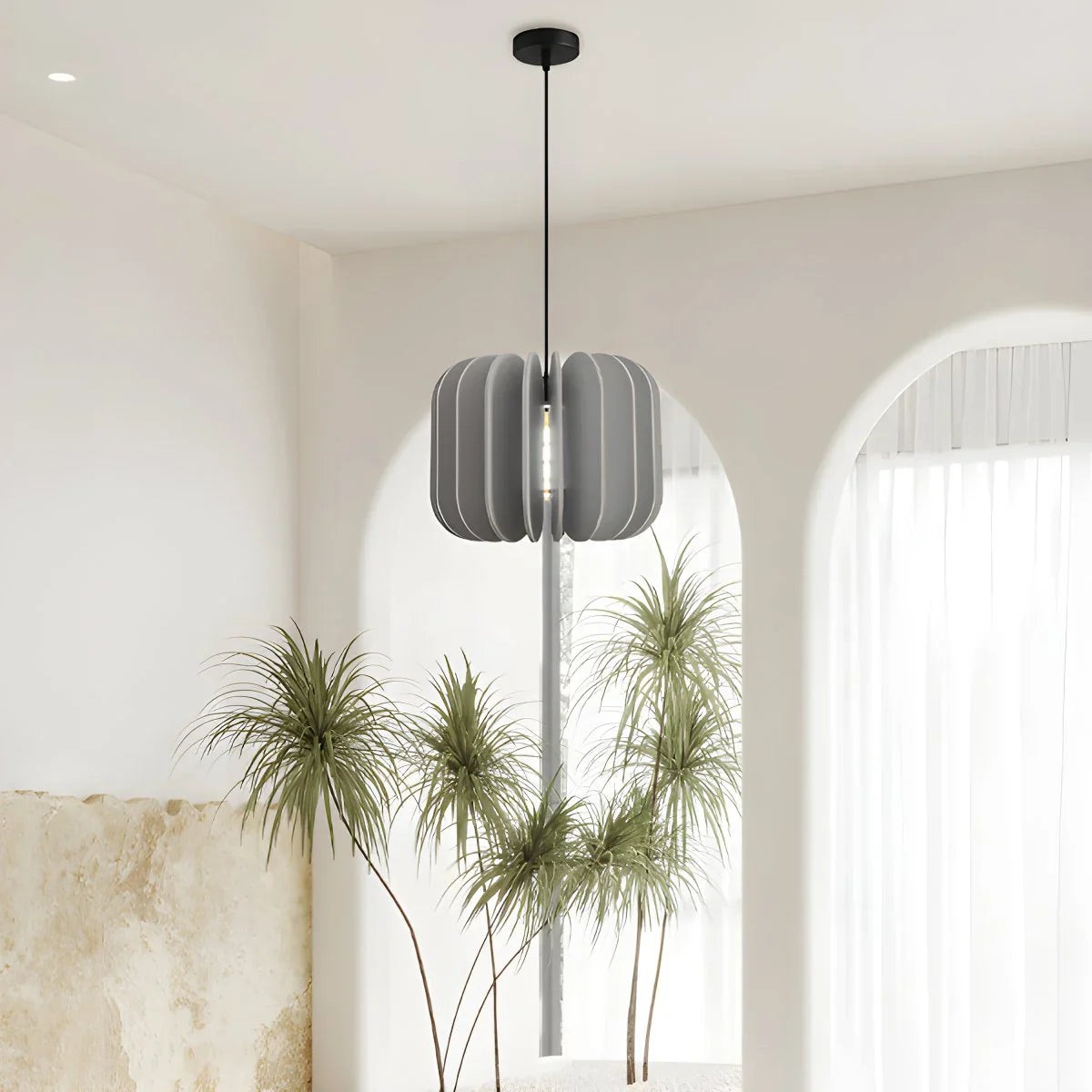Feyran Pumpkin Slice Acoustic Pendant Light