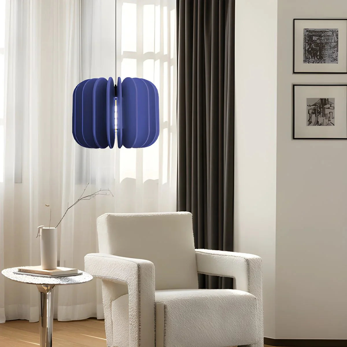 Feyran Pumpkin Slice Acoustic Pendant Light