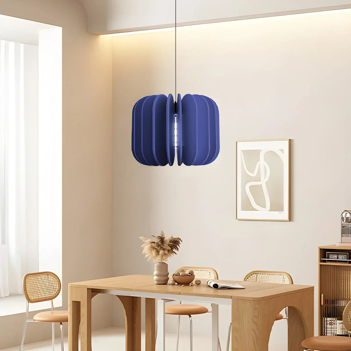 Feyran Pumpkin Slice Acoustic Pendant Light