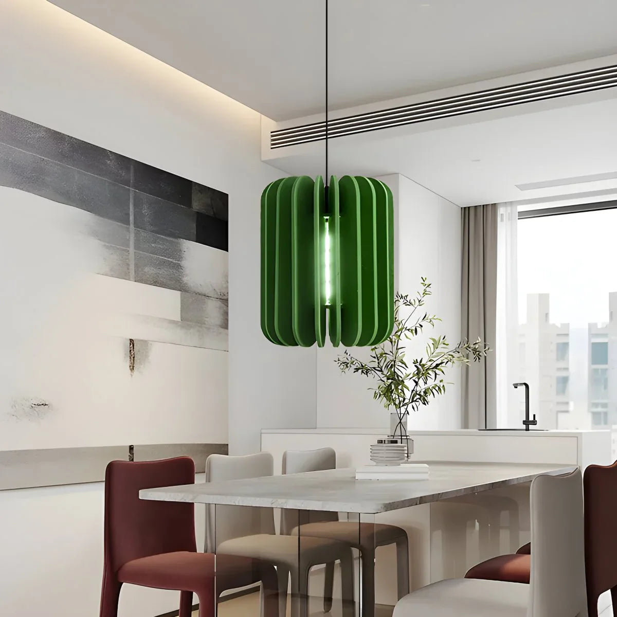 Feyran Pumpkin Slice Acoustic Pendant Light