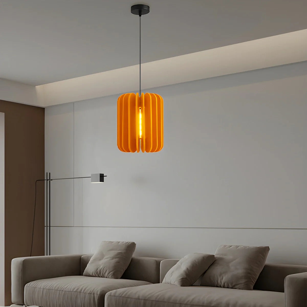 Feyran Pumpkin Slice Acoustic Pendant Light