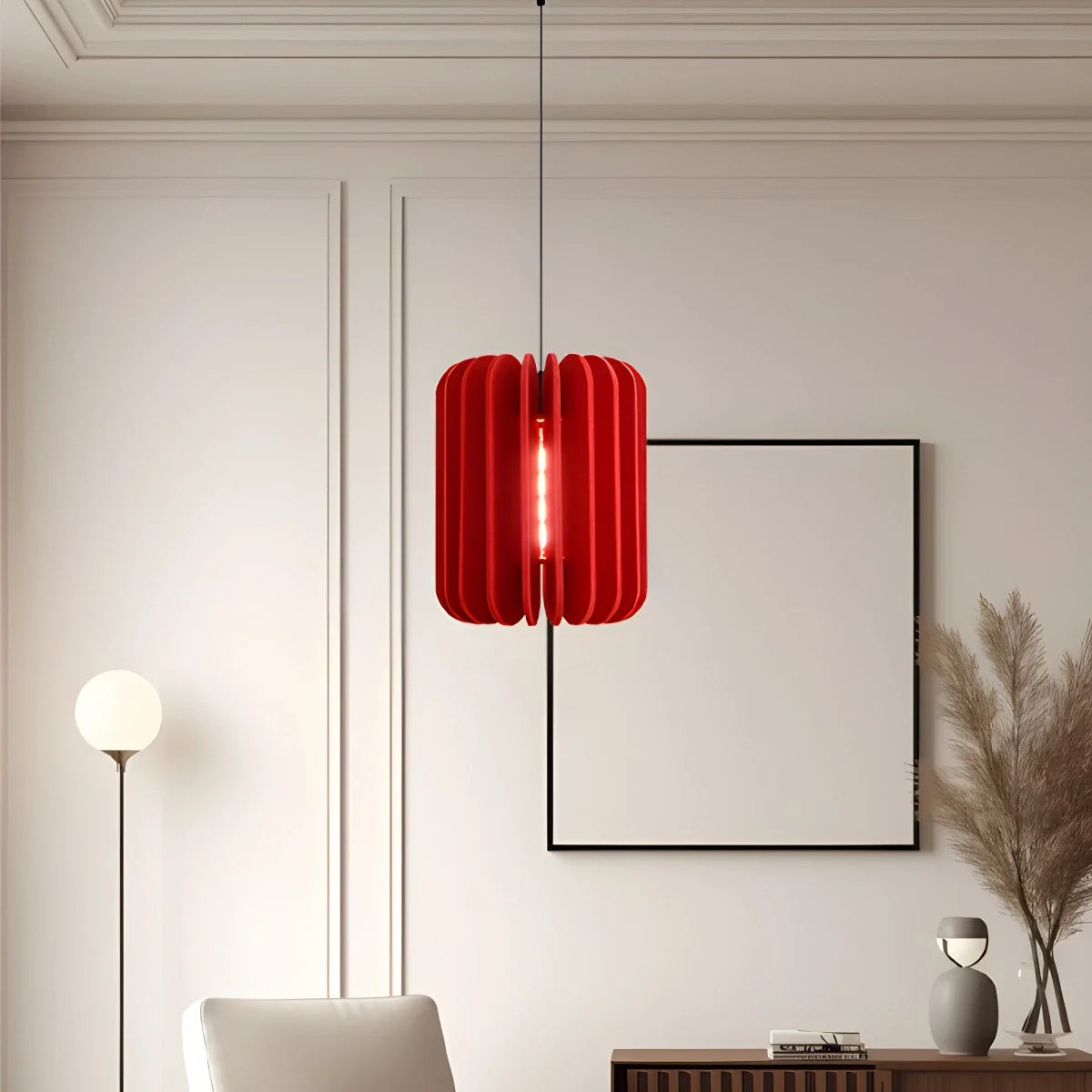 Feyran Pumpkin Slice Acoustic Pendant Light