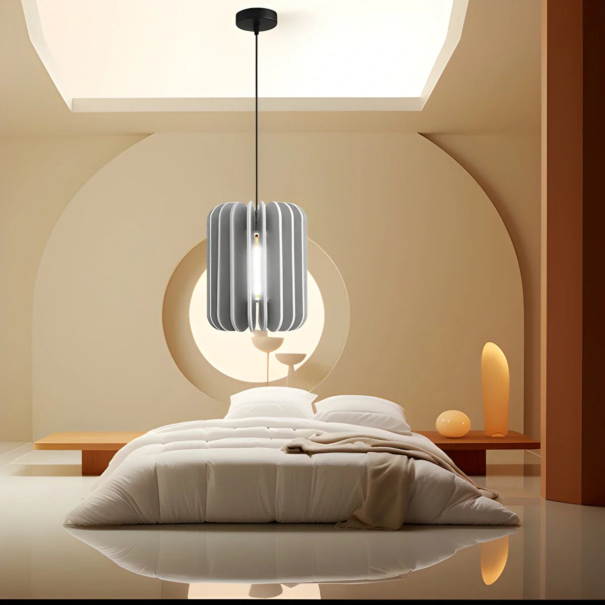 Feyran Pumpkin Slice Acoustic Pendant Light