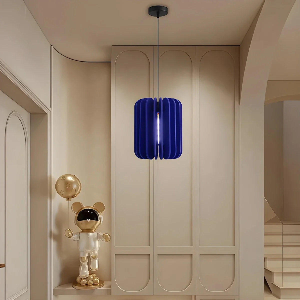 Feyran Pumpkin Slice Acoustic Pendant Light