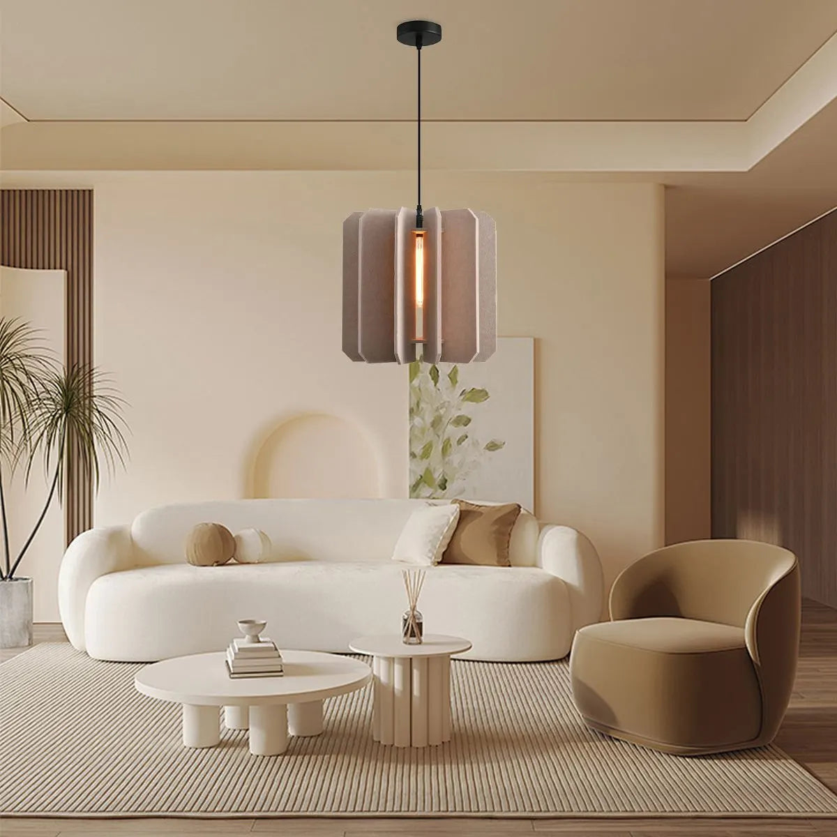 Feyran Rectangular Piece Acoustic Pendant Light