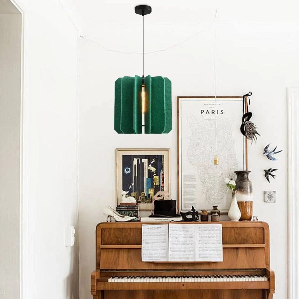 Feyran Rectangular Piece Acoustic Pendant Light