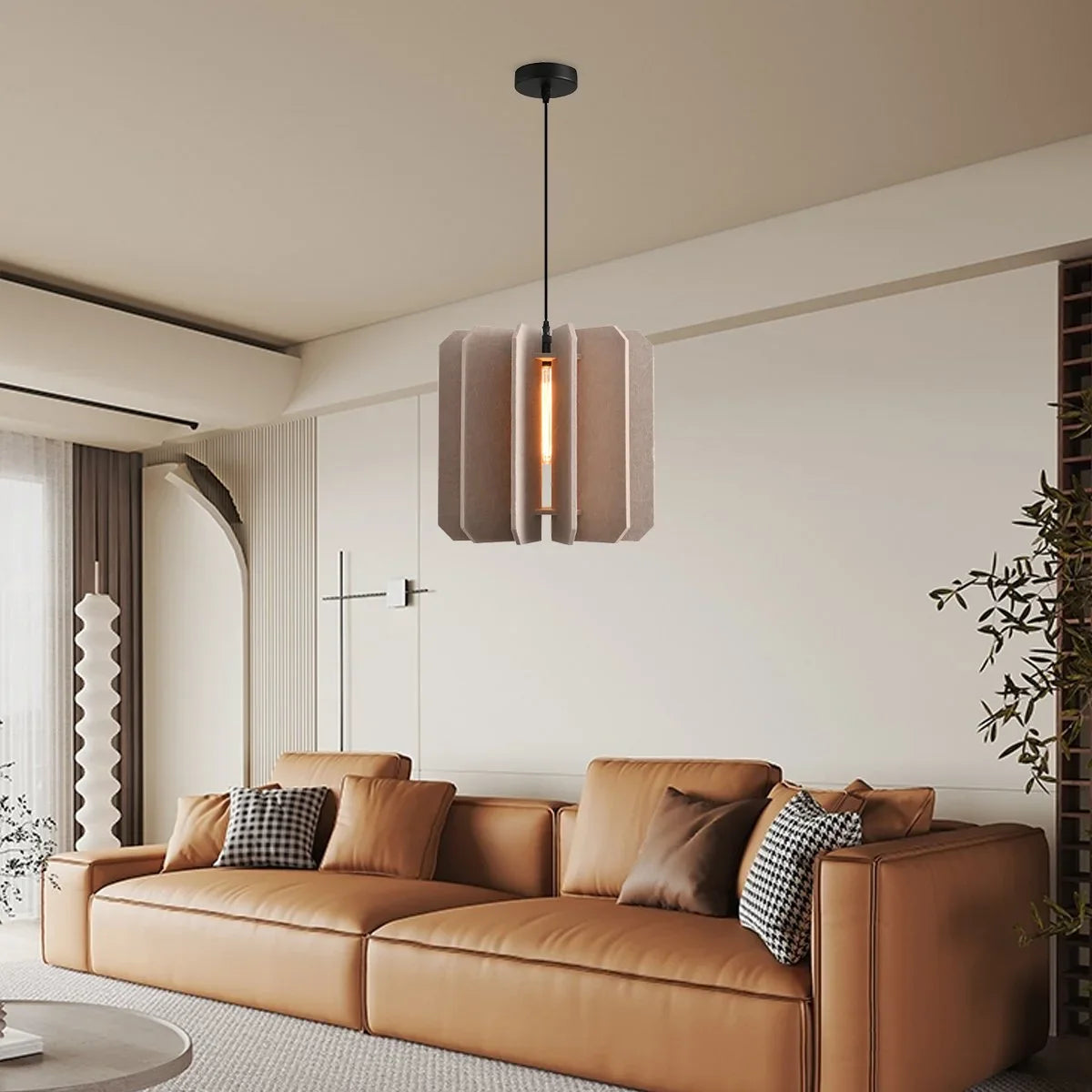 Feyran Rectangular Piece Acoustic Pendant Light