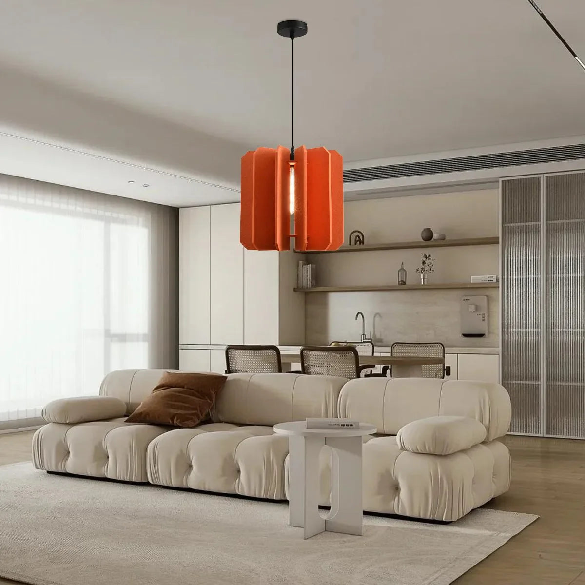 Feyran Rectangular Piece Acoustic Pendant Light