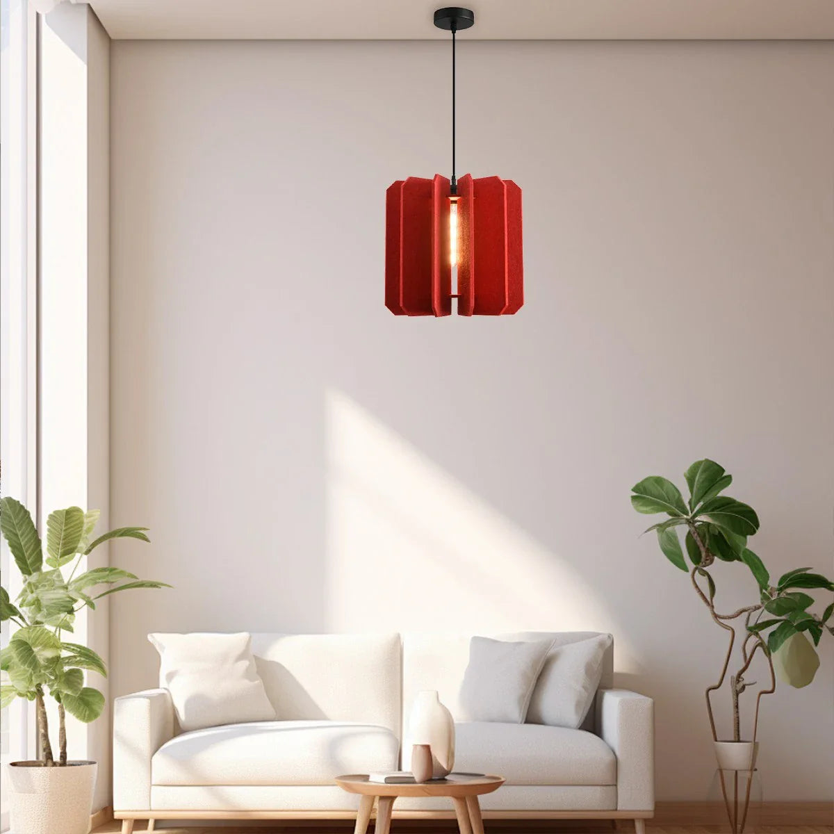 Feyran Rectangular Piece Acoustic Pendant Light
