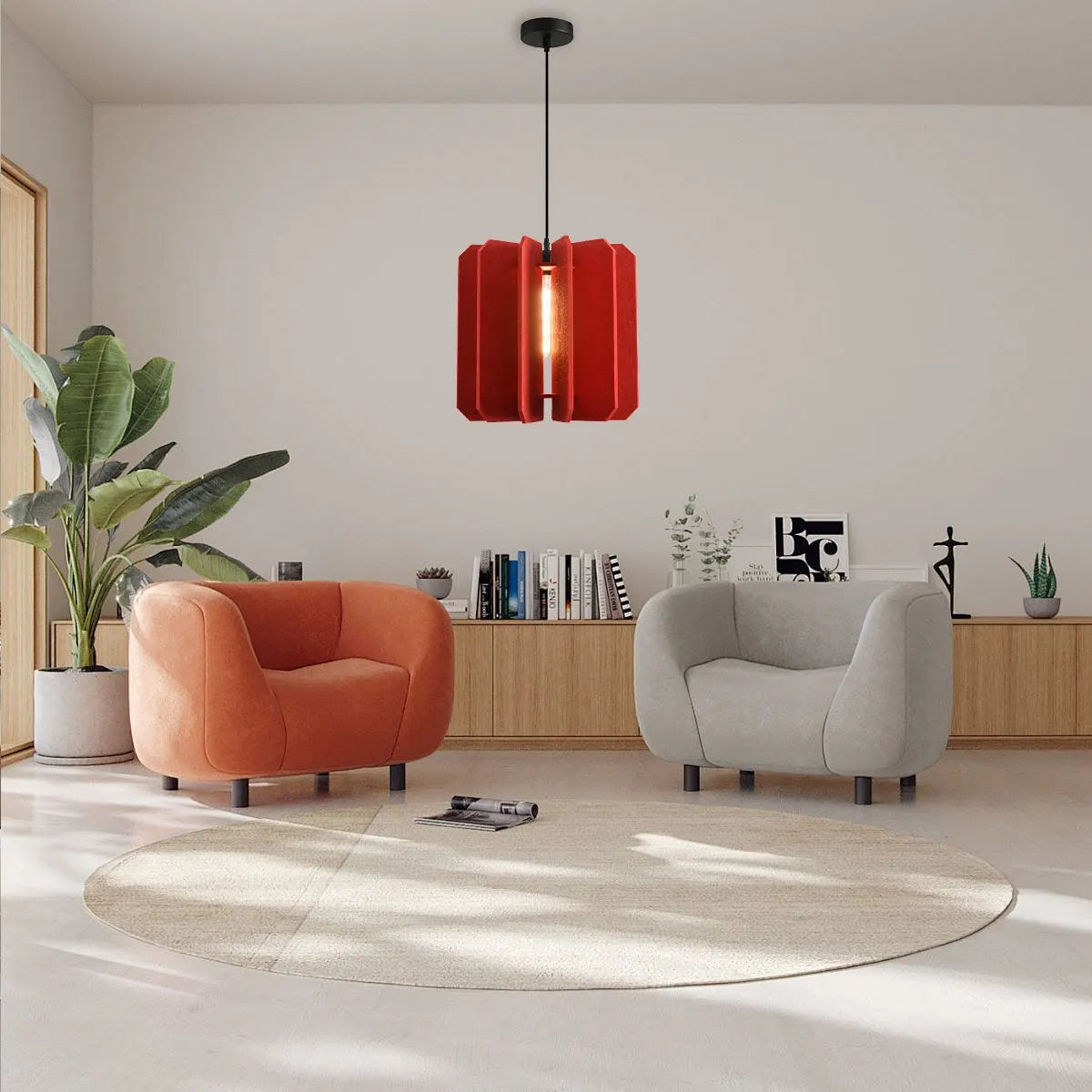 Feyran Rectangular Piece Acoustic Pendant Light