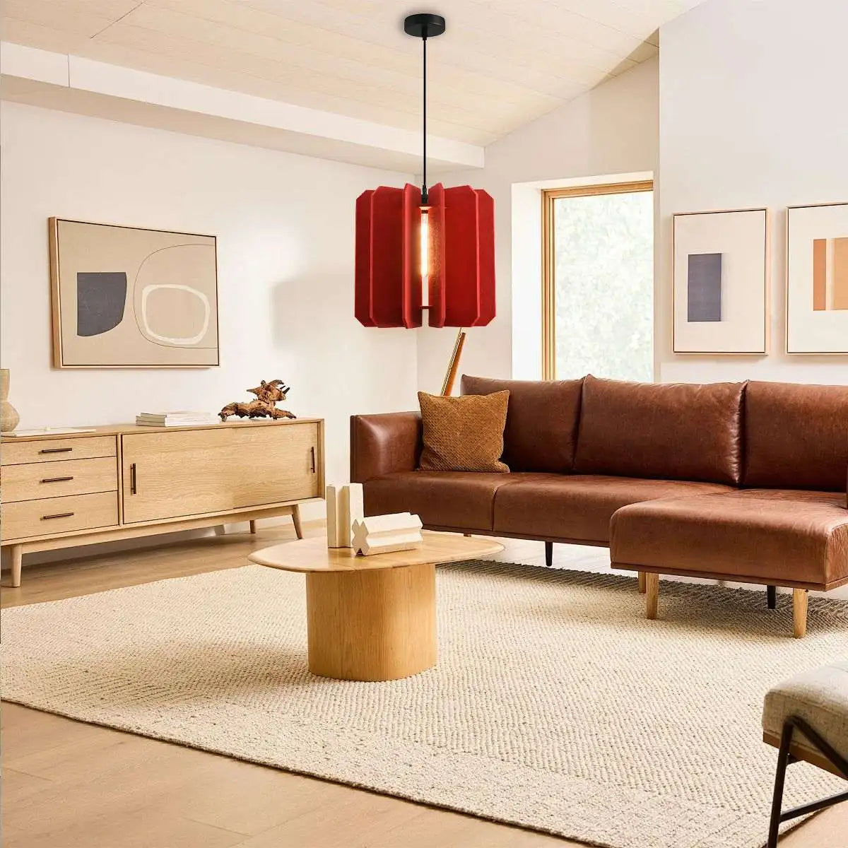 Feyran Rectangular Piece Acoustic Pendant Light
