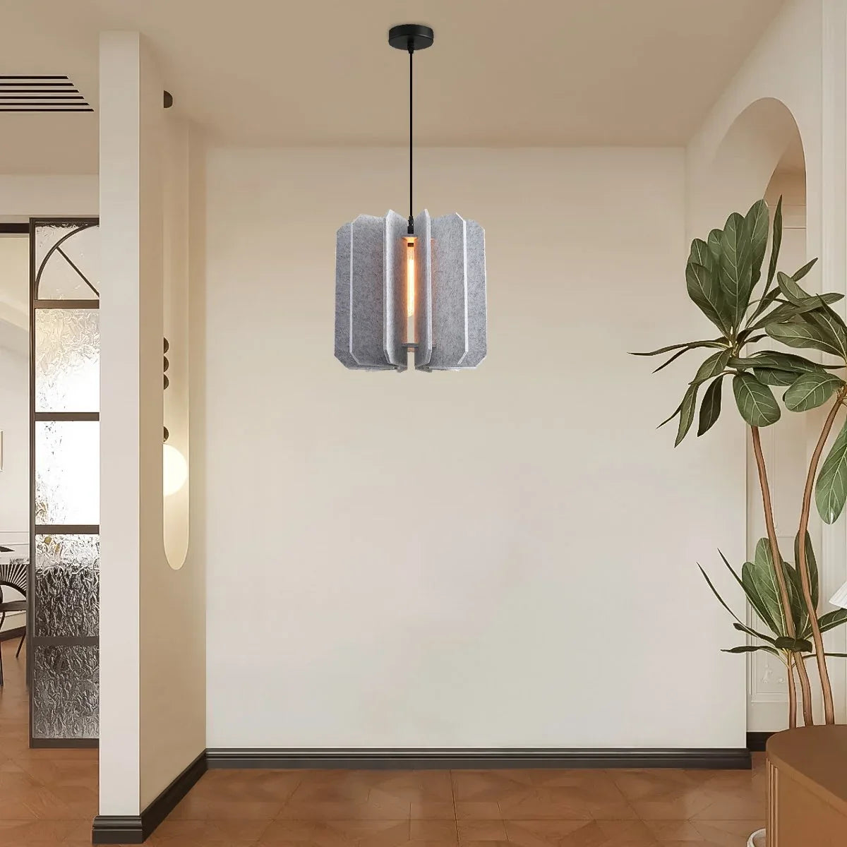 Feyran Rectangular Piece Acoustic Pendant Light