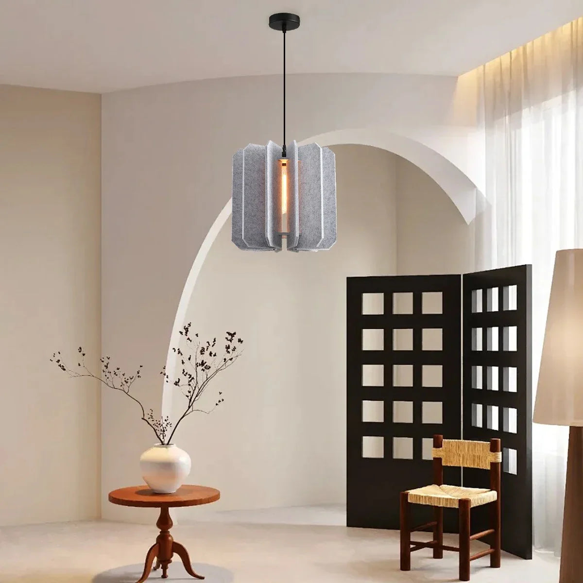 Feyran Rectangular Piece Acoustic Pendant Light