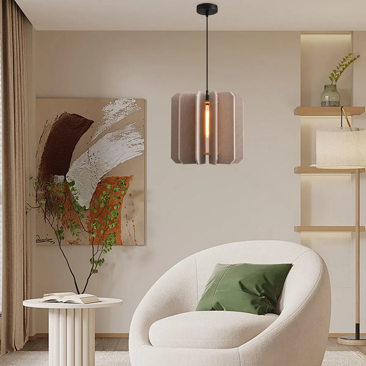 Feyran Rectangular Piece Acoustic Pendant Light