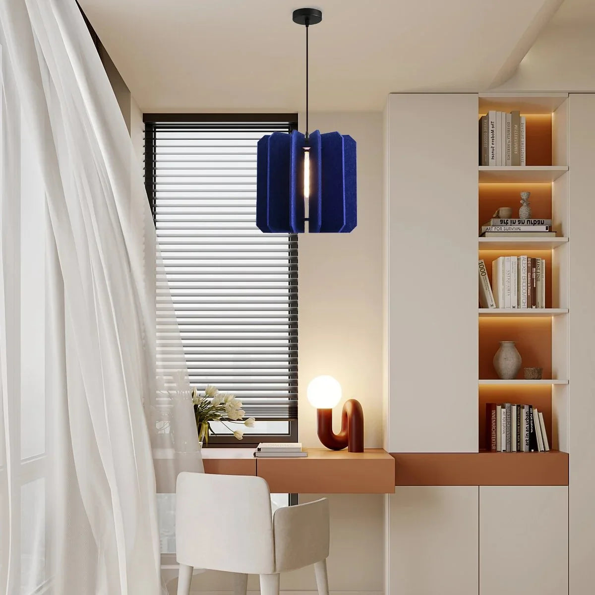 Feyran Rectangular Piece Acoustic Pendant Light