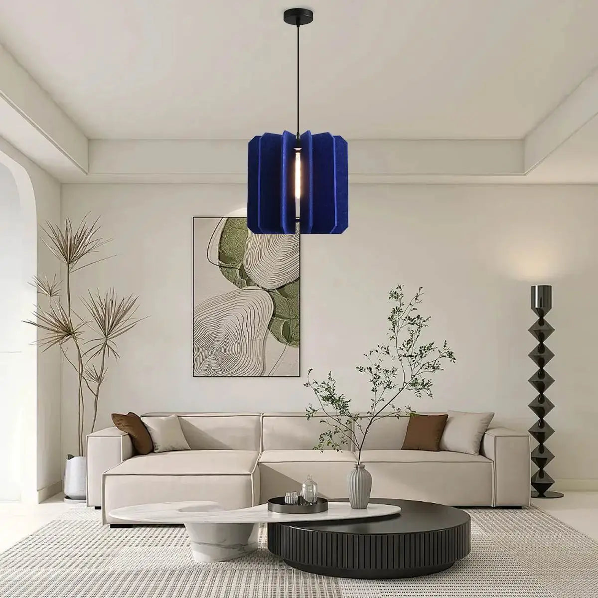 Feyran Rectangular Piece Acoustic Pendant Light