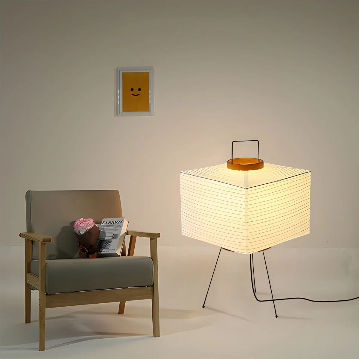 Feyran Rice Paper Art Floor & Table Lamp