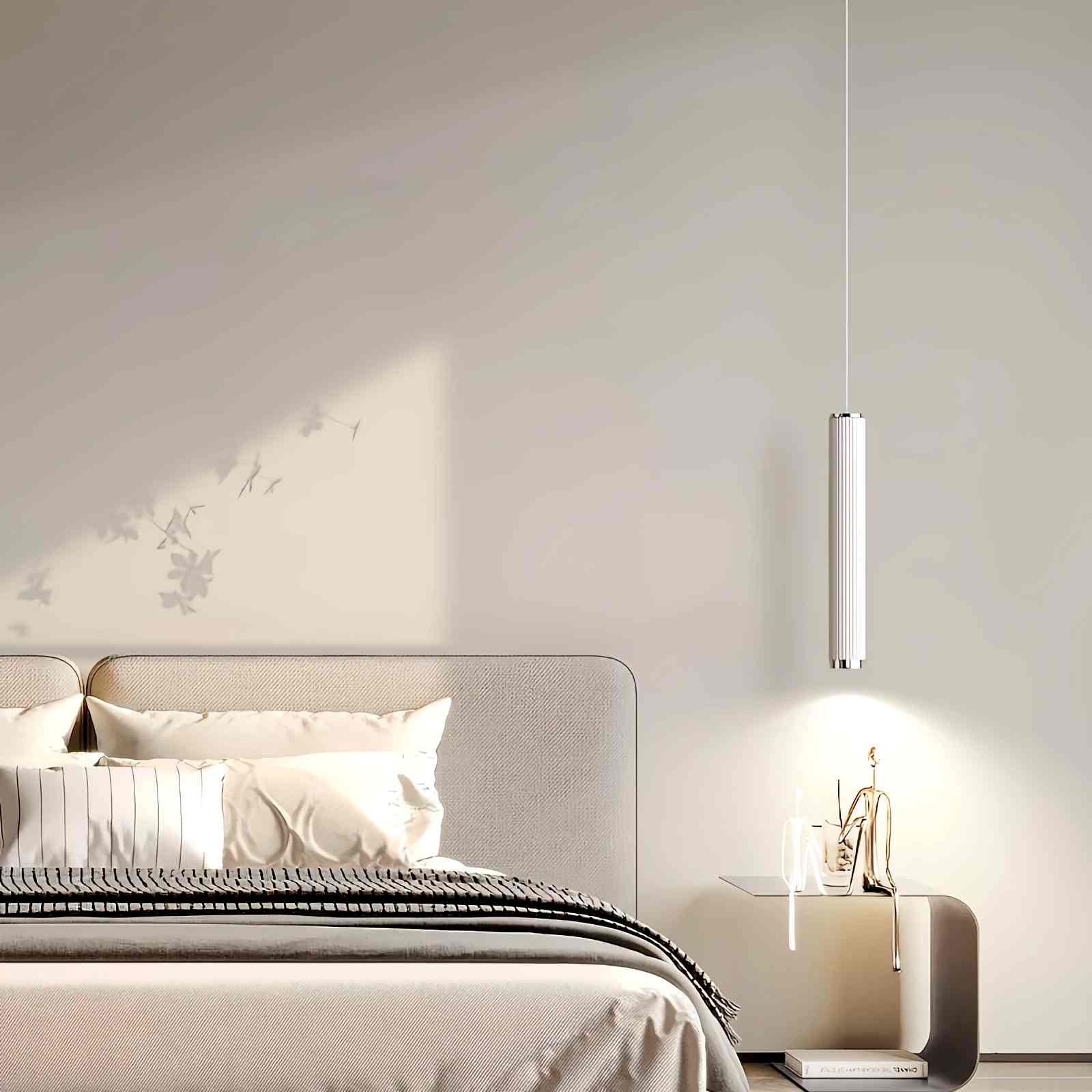 Feyran Adjustable Long Roman Column Pendant Light for Dining Room