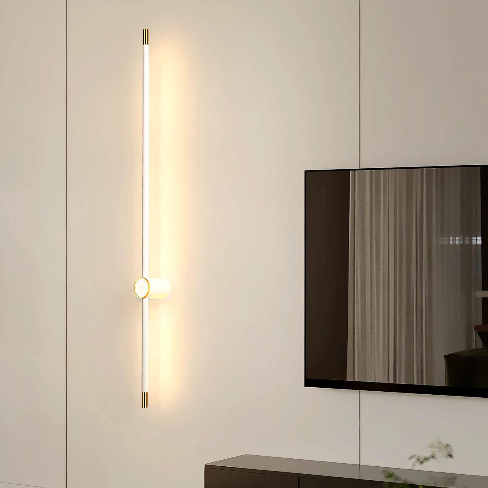 Feyran Long Roman Column Wall Lamp for Bedroom