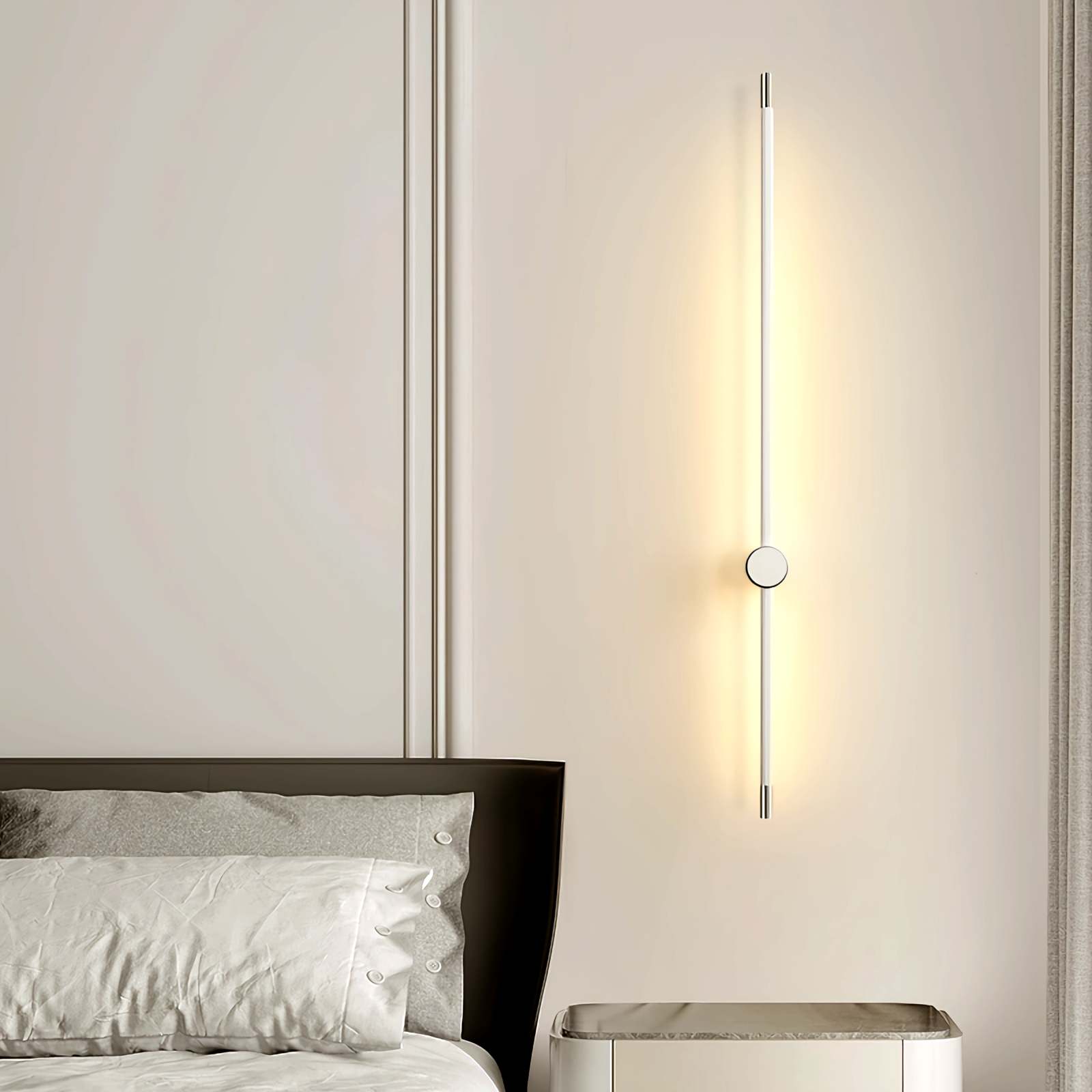 Feyran Long Roman Column Wall Lamp for Bedroom