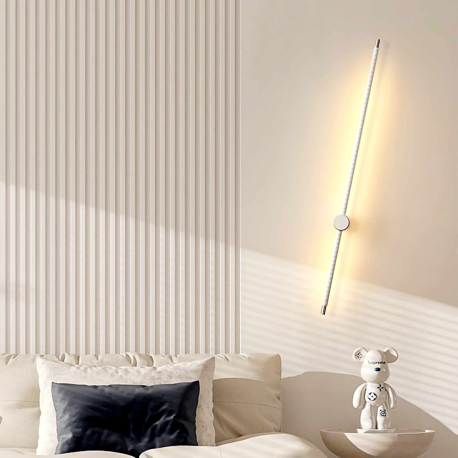 Feyran Long Roman Column Wall Lamp for Bedroom
