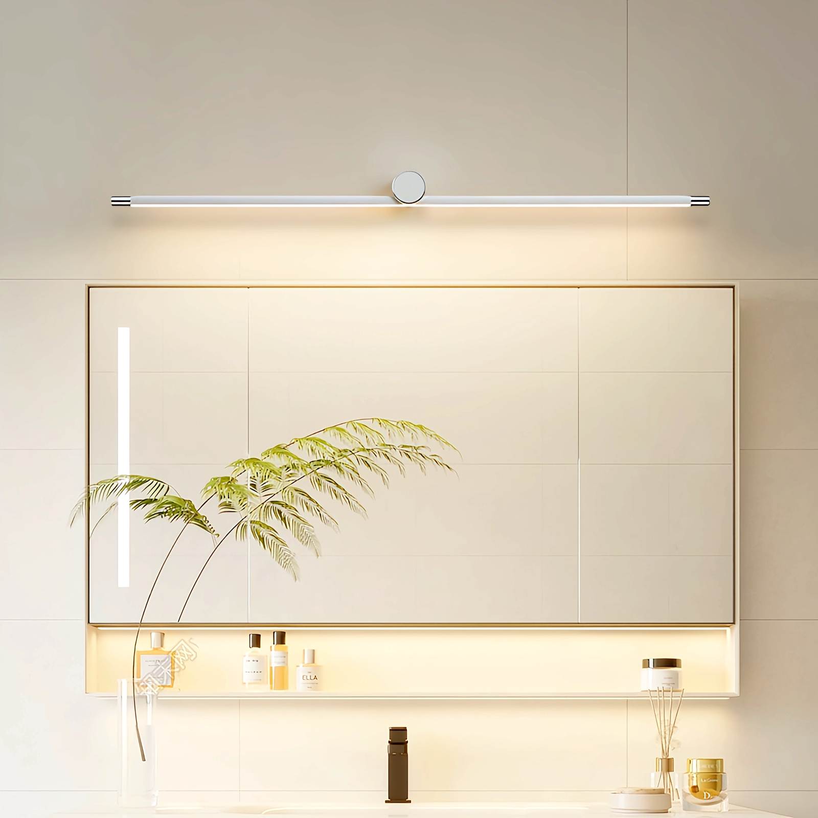 Feyran Roman Column Dresser Bathroom Mirror Wall Lamp