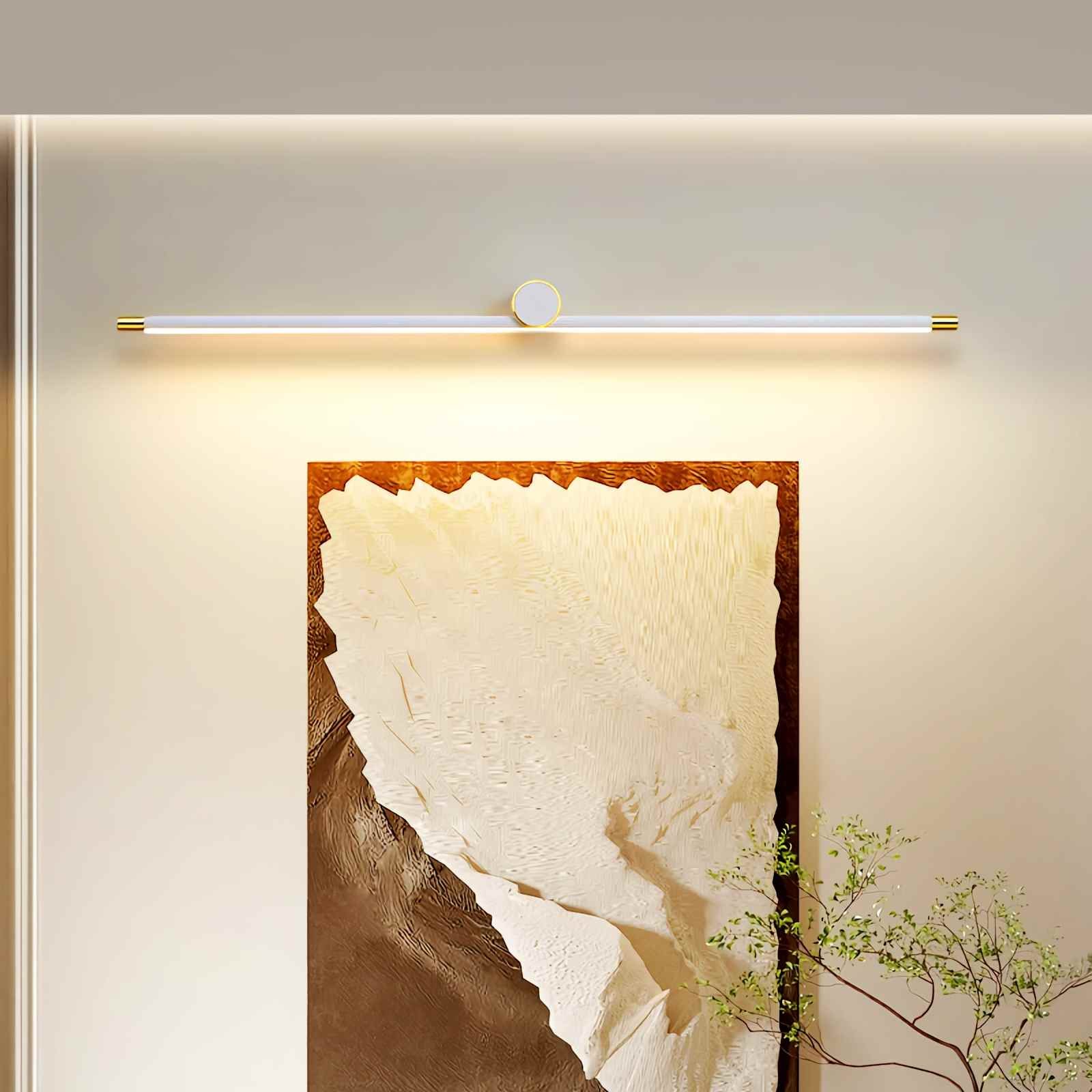 Feyran Roman Column Dresser Bathroom Mirror Wall Lamp