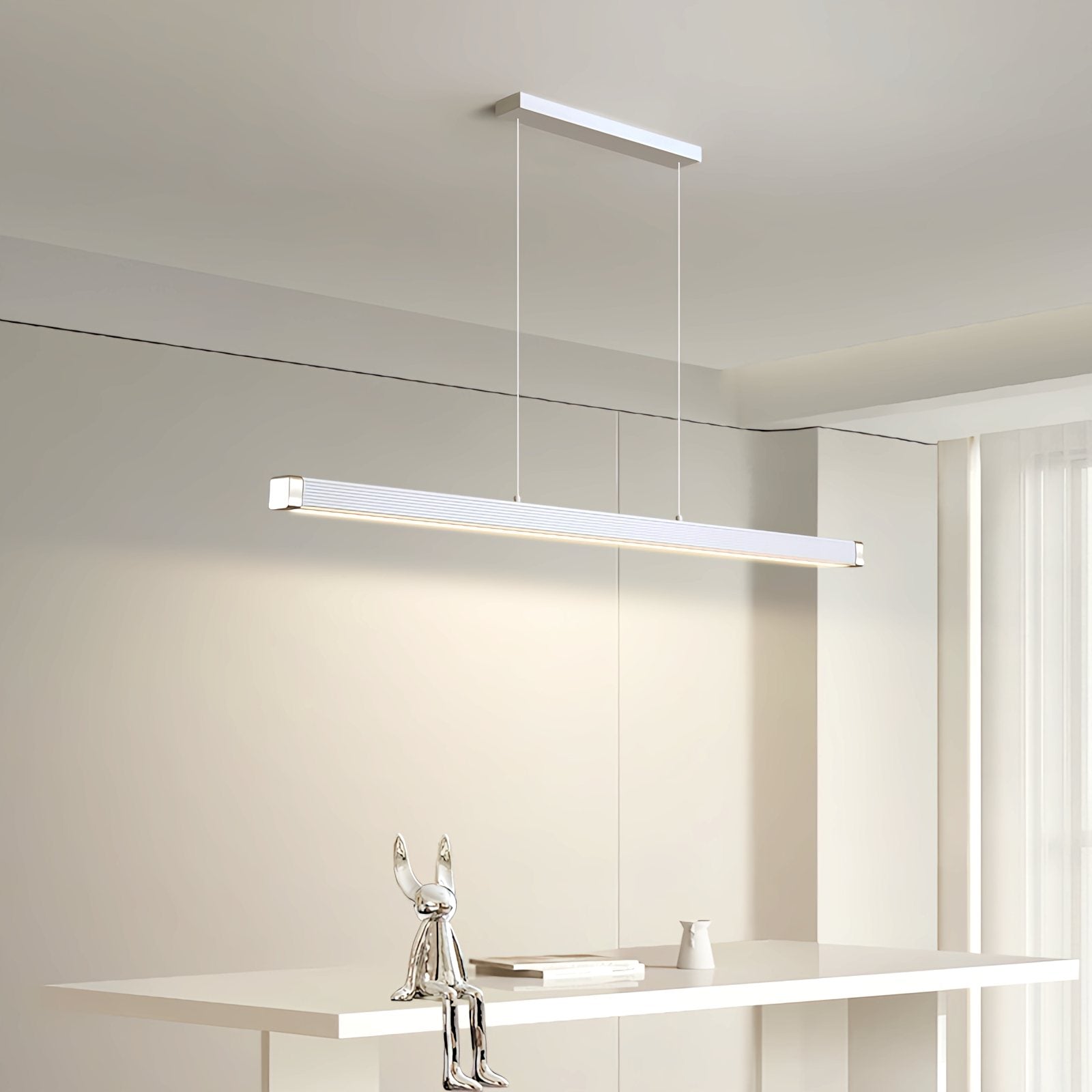 Feyran Roman Column Linear Pendant Light for Kitchen