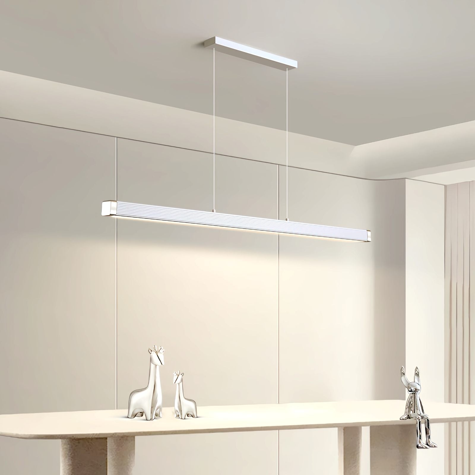 Feyran Roman Column Linear Pendant Light for Kitchen