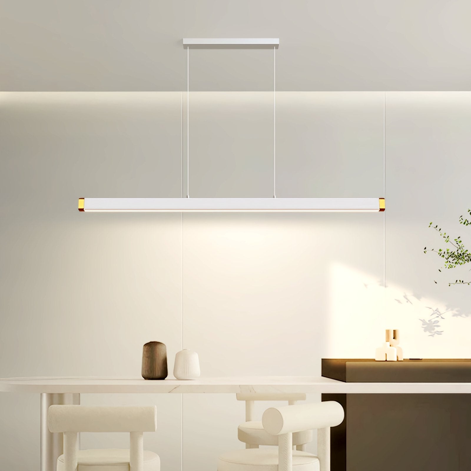 Feyran Roman Column Linear Pendant Light for Kitchen