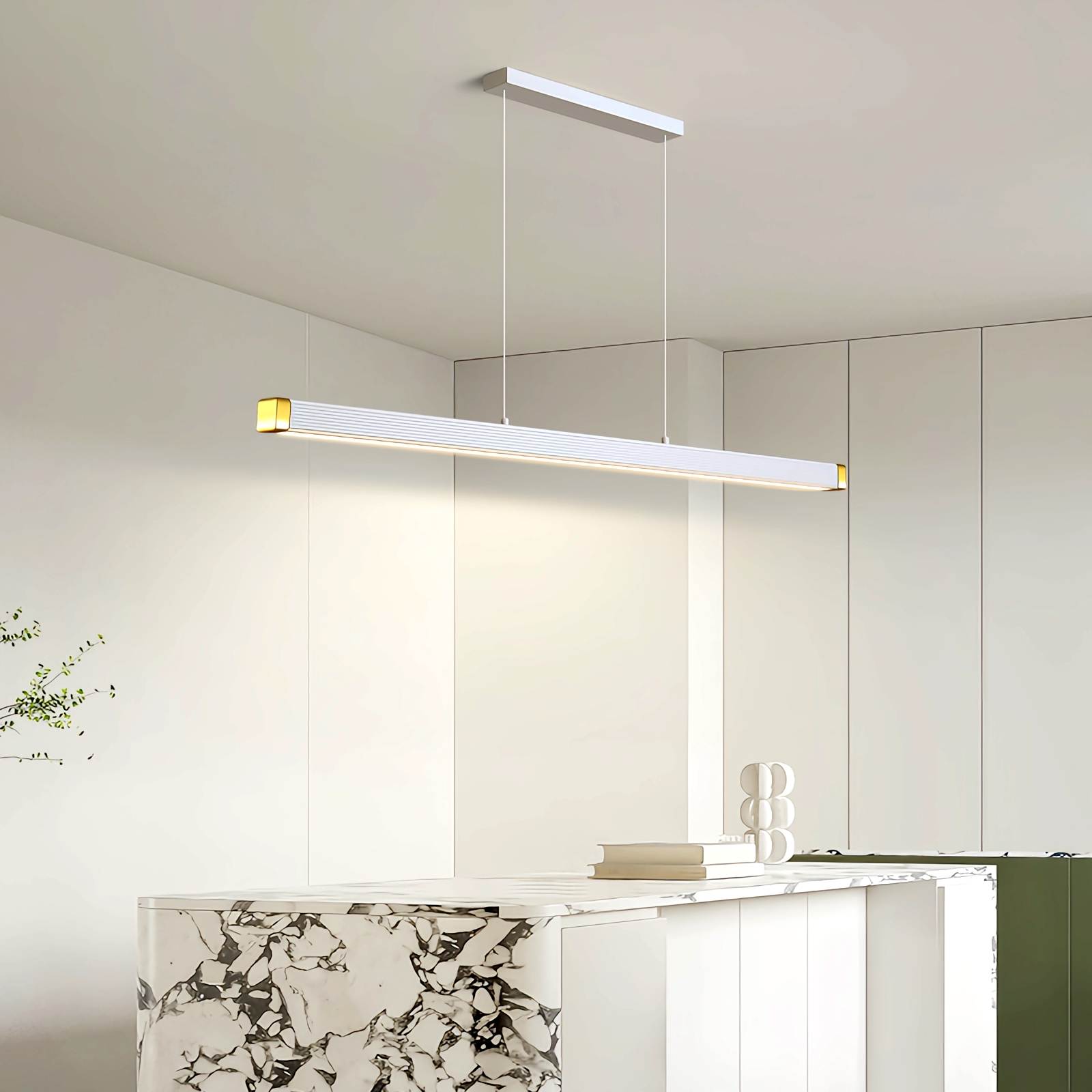 Feyran Roman Column Linear Pendant Light for Kitchen