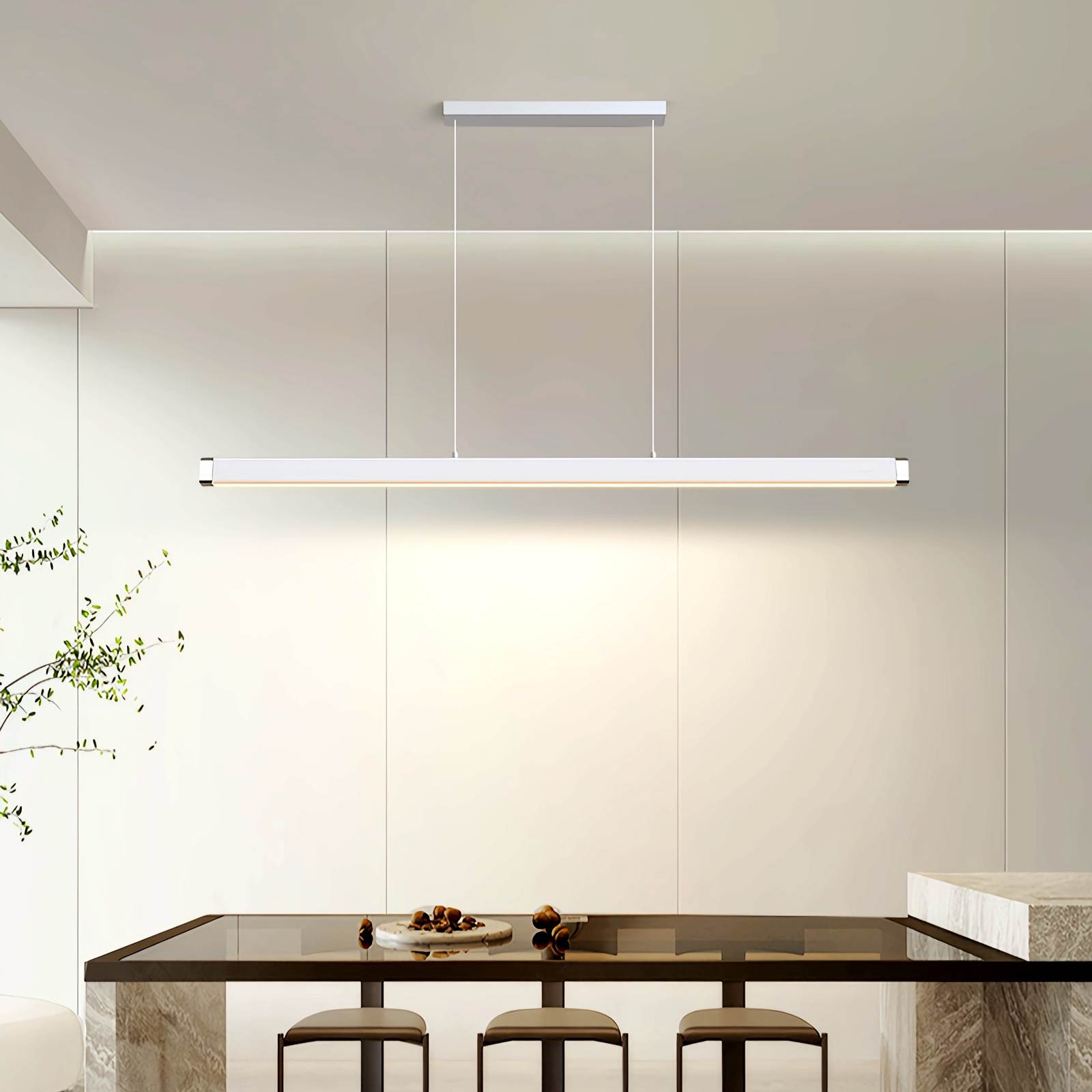 Feyran Roman Column Linear Pendant Light for Kitchen