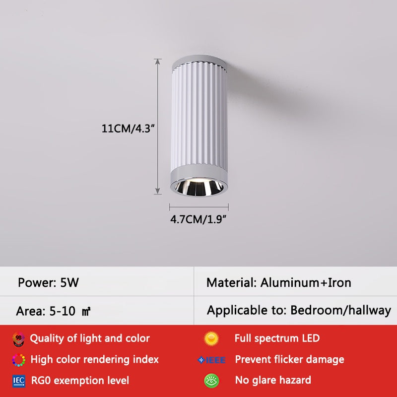 Feyran Striped Spotlight Track Ceiling Lamp