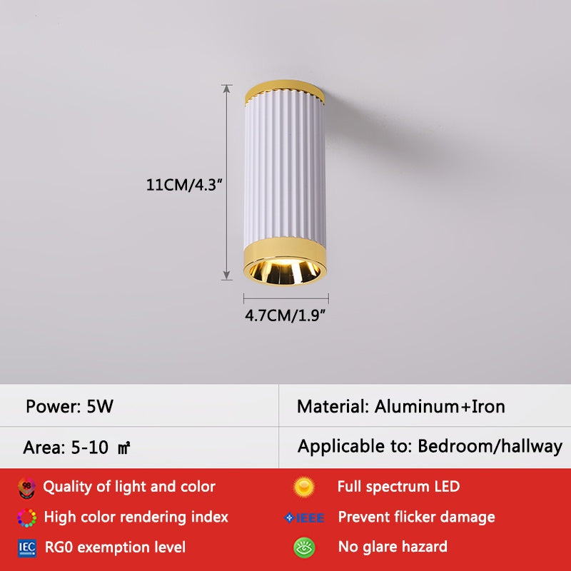 Feyran Striped Spotlight Track Ceiling Lamp
