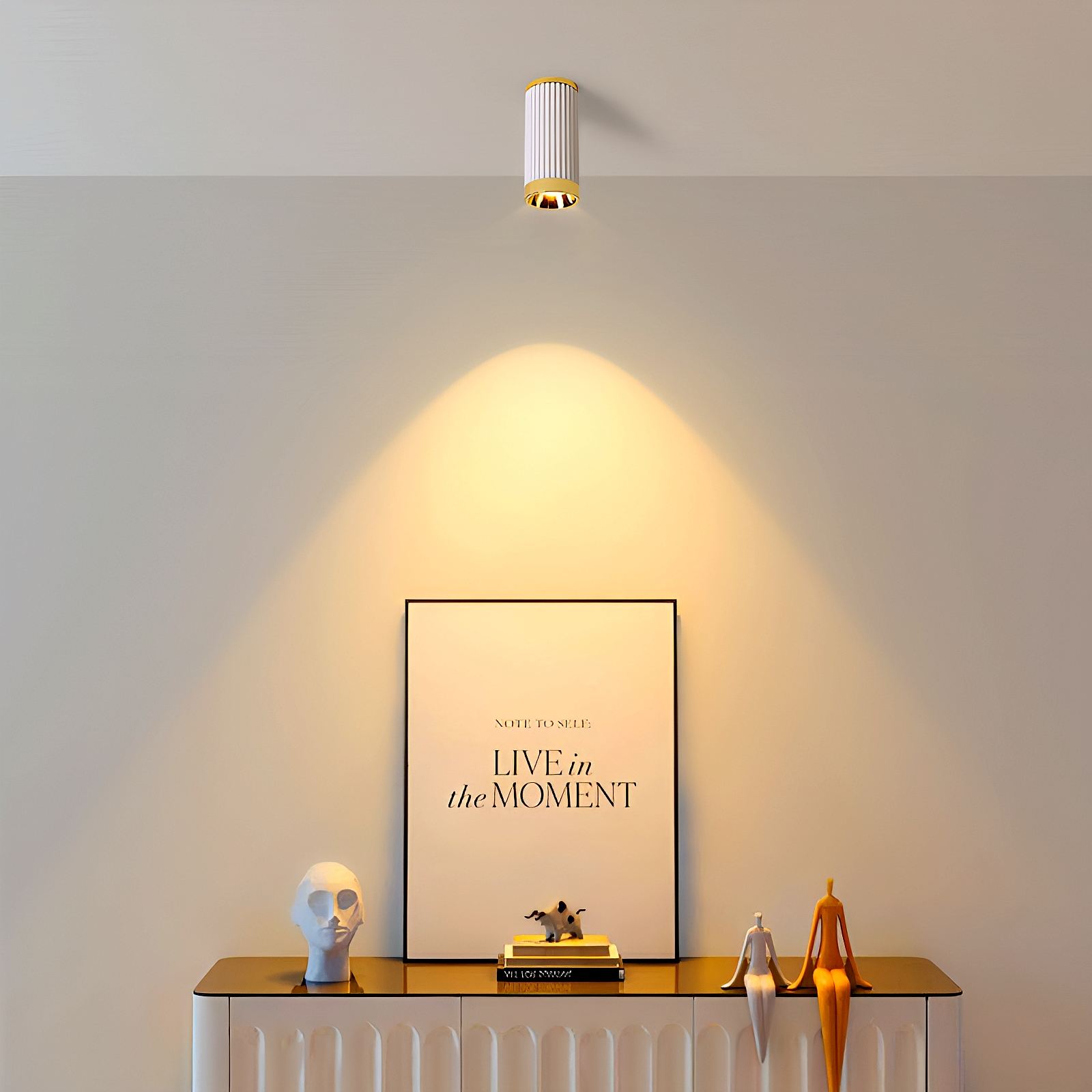 Feyran Striped Spotlight Track Ceiling Lamp