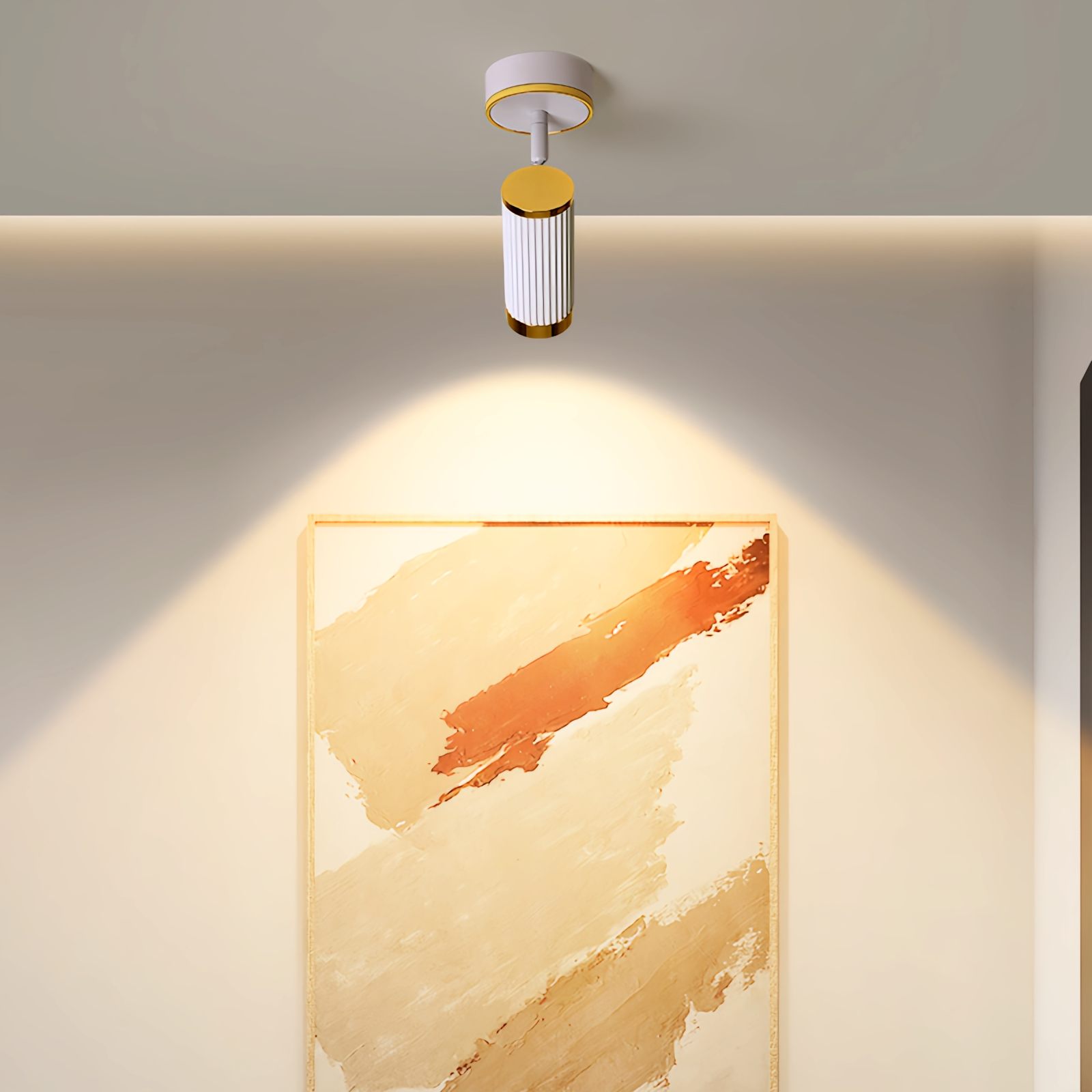 Feyran Striped Spotlight Track Ceiling Light & Sconces