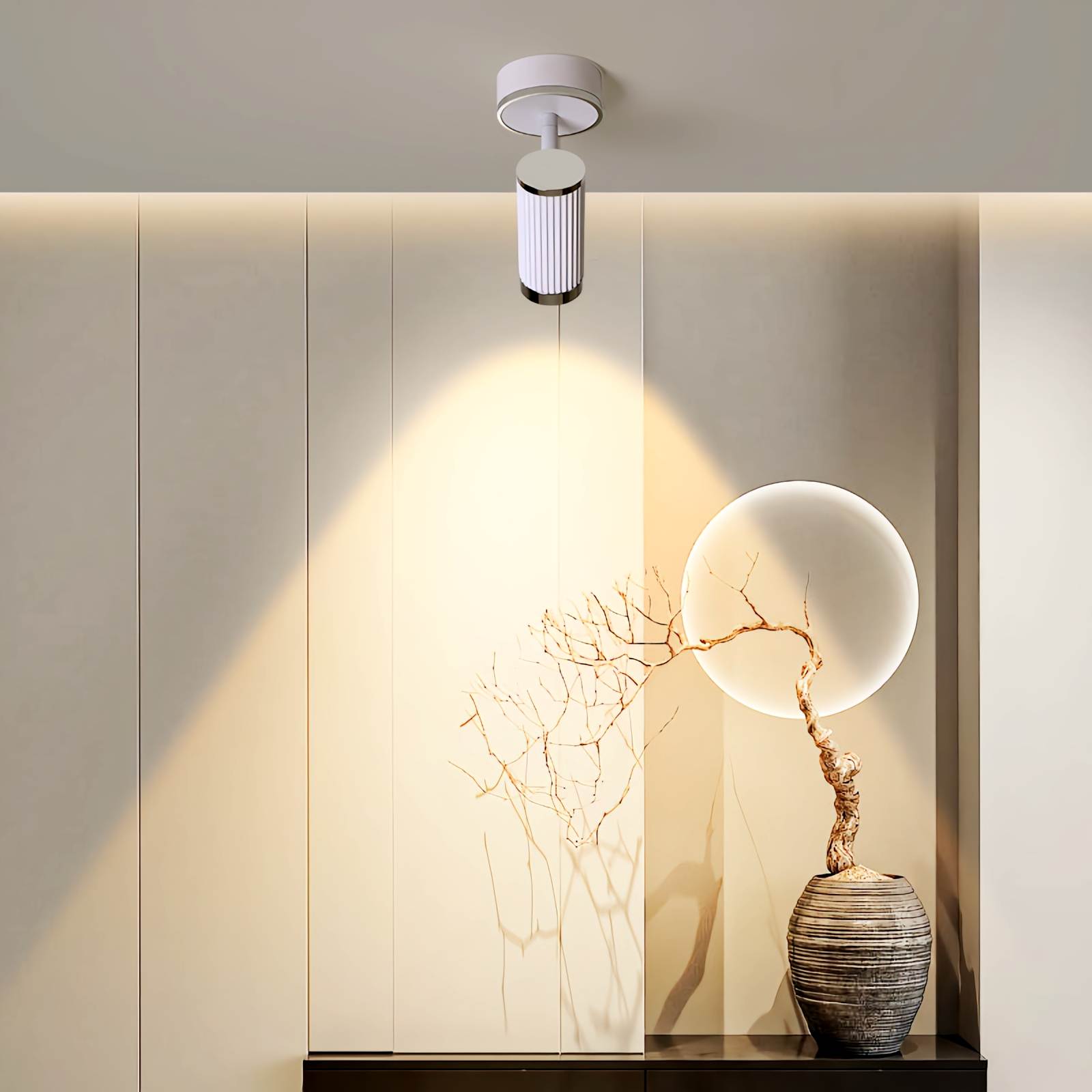 Feyran Striped Spotlight Track Ceiling Light & Sconces