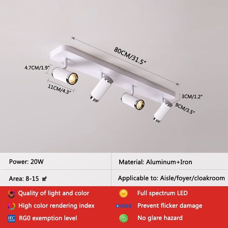 Feyran Roman Column Spotlight Track Wall Light
