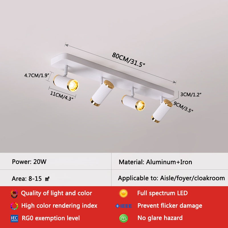 Feyran Roman Column Spotlight Track Wall Light