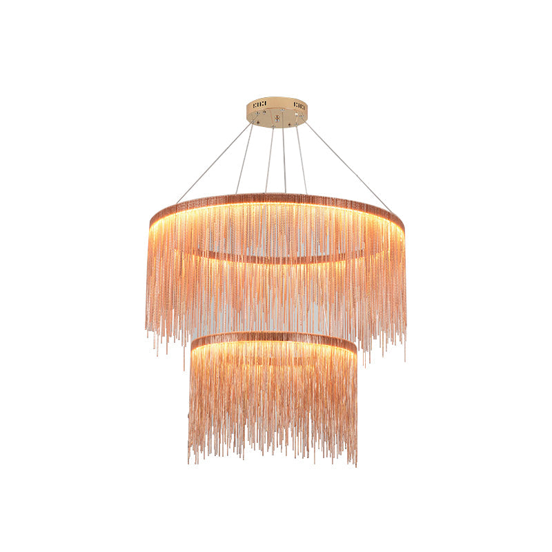 Feyran Modern Art Decor Tassel Chandelier