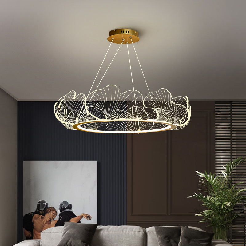 Feyran Ginkgo Leaf Chandelier for Living Room