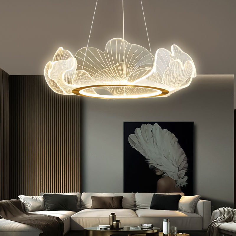 Feyran Ginkgo Leaf Chandelier for Living Room