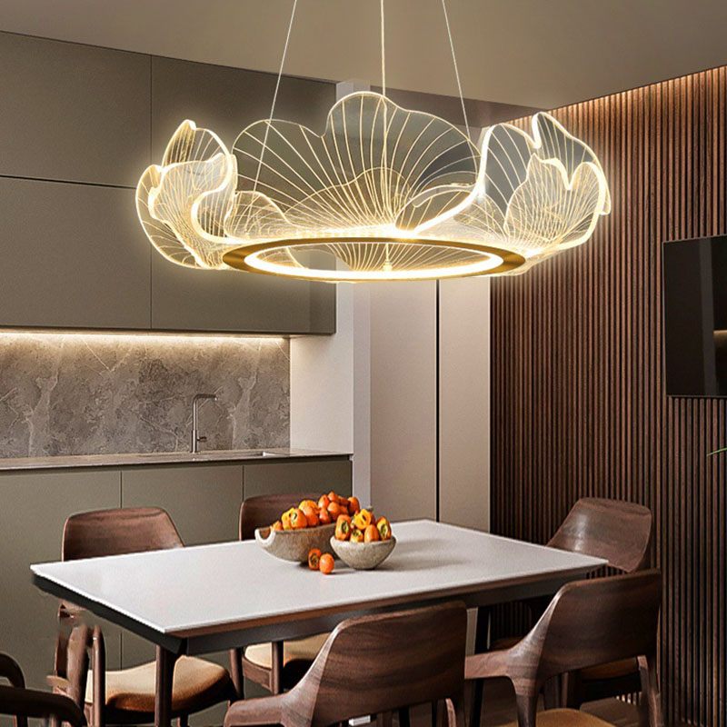 Feyran Ginkgo Leaf Chandelier for Living Room