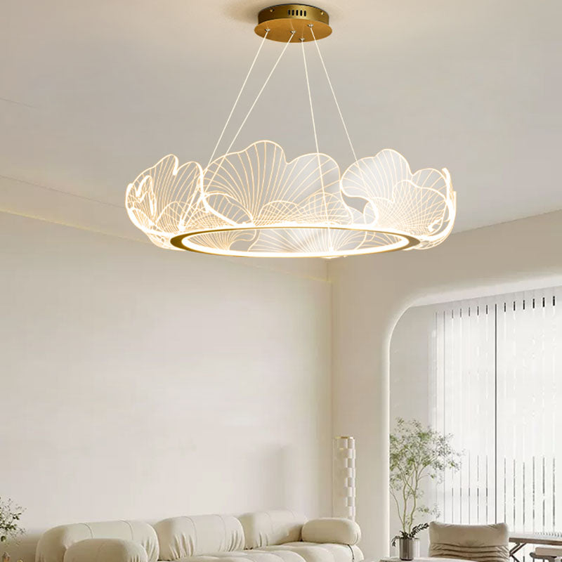 Feyran Ginkgo Leaf Chandelier for Living Room