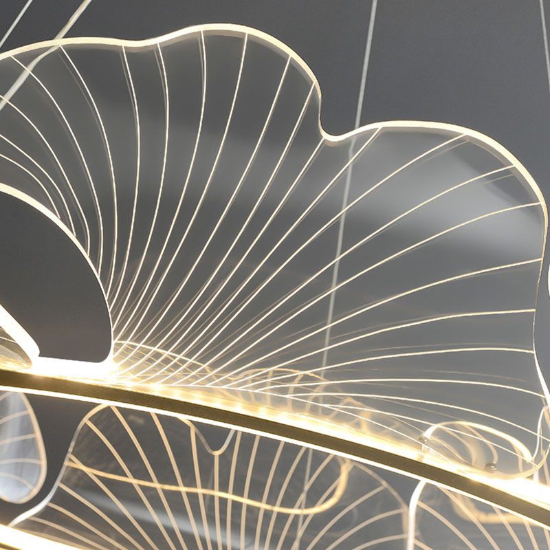 Feyran Ginkgo Leaf Chandelier for Living Room