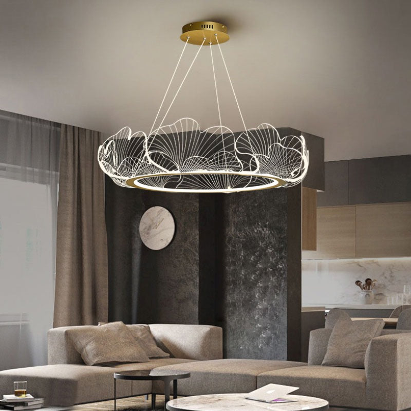 Feyran Ginkgo Leaf Chandelier for Living Room
