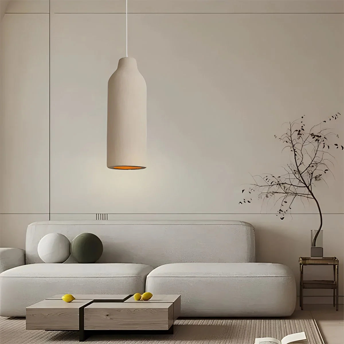 Feyran Simple Gypsum Pendant Lights for Dining Room