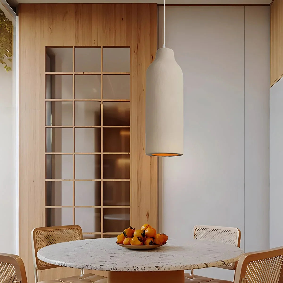 Feyran Simple Gypsum Pendant Lights for Dining Room