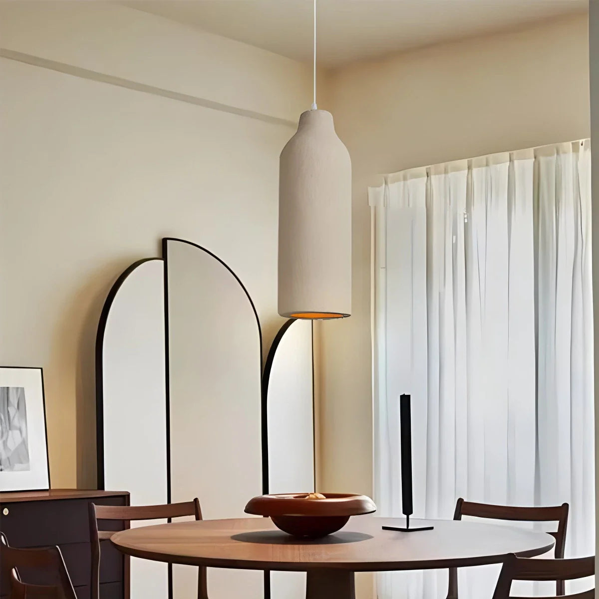 Feyran Simple Gypsum Pendant Lights for Dining Room