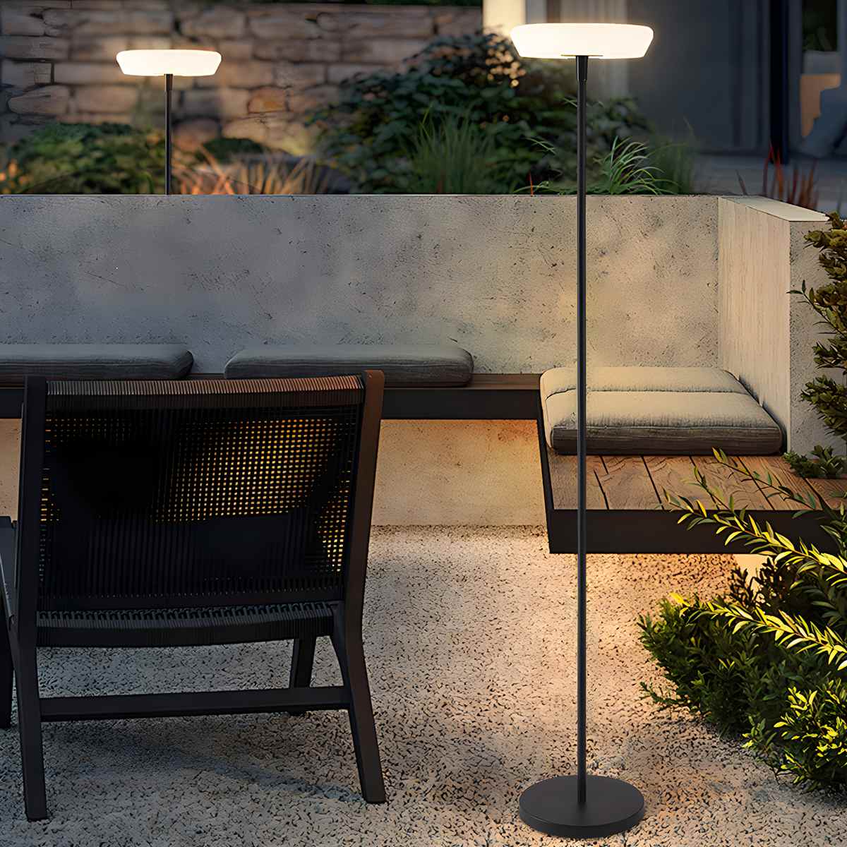 Feyran Outdoor Solar LED Floor Lamp for Garden